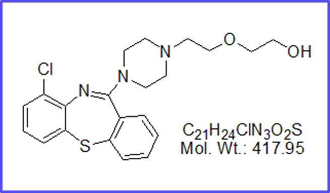 Quetiapine EP Impurity L  9-Chloro Quetiapine